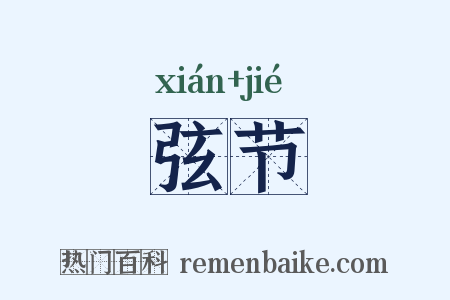 弦节是什么意思的图片